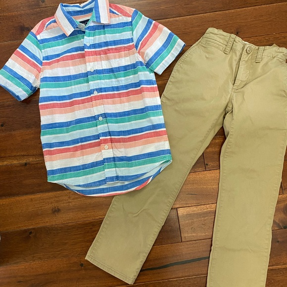 Colorful Striped Kids Shirt - Picture 1 of 1